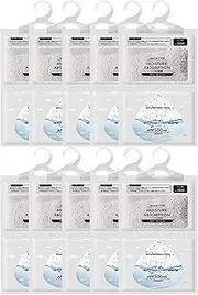 10-Pack Closet Quick Absorbing Moisture Absorber Hanging Bags(230g),Portable Hanging Bags Fragrance Free Dehumidifier Moisture Absorber for Closet Bathroom, Wardrobes, Kitchen, Laundry