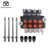 11 GPM Hydraulic Monoblock Double Acting Control Valve SAE Ports 4 Spool