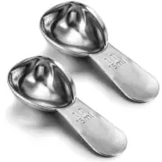 2 Pcs Coffee Spoon 1 Tablespoon Coffee Measuring Spoon,1 Tbsp 15ml Stainless ...