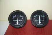 Ampere Gauge Ammeter fits JD Tractors 20 0 20 Ammeter Black Face 2 pcs Replace