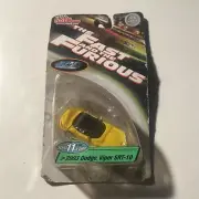 The Fast & the Furious 2003 Dodge Viper SRT-10 Yellow Racing Champions Series 11