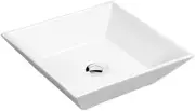 Karran USA VC-603 Valera 16-1/4" Square Vitreous China Vessel - White