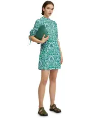 [Oxford] Rhapsody Printed Mini Dress in Blue/Green
