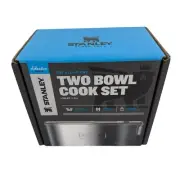 Stanley Adventure Series Two Bowl Cook Set 8pcs Stainless Nesting Compact NEW