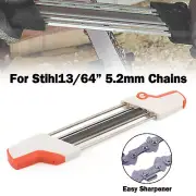 2 In 1 File Chainsaw Chain Sharpening Tool For STIHL 13/64" 5.2mm Replace S8