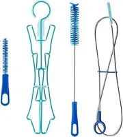 Water Bladder Brush - Hydration Bladder Cleaning Brush, Flexible Long Hydration Bag Cleaner Brushes, Multi Function Bottle Cleaner Brush, Hydration Pack Care Kit for Outdoor Enthusiasts and Athletes