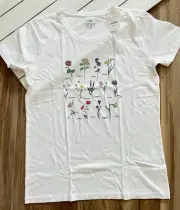 J. Crew Factory Women's "Flower Grid" Collector’s T Shirt