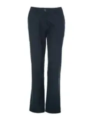Ladies Navy Tailored Pants With Emb