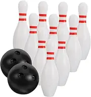 GOOHOCHY Boys Girls Interactive Bowling Game 3 Years Boys and Girls Bowling Balls Set Educational Toy Safe Plastic Improve Coordination