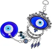 iplusmile Turkish Blue Evil Eye Dreamcatcher Garden Decor for Outdoor Spaces Unique Protection Amulet for Patio and Long Lasting Cultural Ornament for Luck