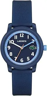 [Lacoste] Boy's 12.12 Navy Silicone Quartz Watch, 33 mm