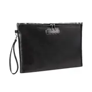 Fireproof Document Bag with Lock Money Organizer Storage Pouch Pocket with 10 Cards Slot