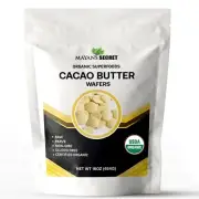 Raw Cocoa Butter Wafers Food Grade for Baking Chocolate Cacao Butter Wafers 16oz