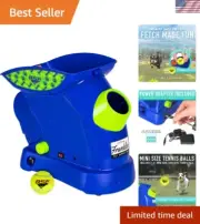 Franklin Pet Supply Ready Set Fetch Mini Automatic Tennis Ball Launcher Dog T...