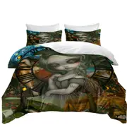 Fine Art Unseelie Court Sloth Seven Deadly Sins Quilt Cover