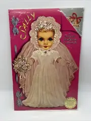 Vintage Whitman Paper Doll Book - Sally # 1181 Queen Holden Original Dolls Uncut
