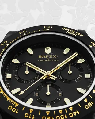 A BATHING APE TYPE 4 BAPEX 手錶1J70-187-015。太陽選物社