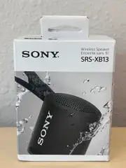 Sony SRS-XB13 Portable Waterproof Bluetooth Speaker Black SRS-XB13 - BRAND NEW