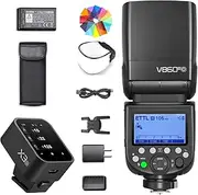 Godox V860III-O Flash with X3-O Flash Trigger for Olympus 7.2V/2600mAh Lithium Battery, GN60 2.4G Wireless HSS 1/8000 1.5s Recycle Time 10 Levels LED Modeling Light for Olympus/Panasonic Cameras