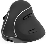 T'nB - Ergonomic Wireless Mouse Rechargeable Vertical Dual Connection Bluetooth + USB-A - Black