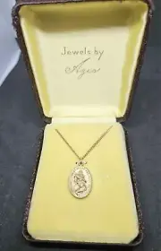 ARCO 1/20 14k GF 17" Necklace & Pendant St. Christopher Vintage NOS