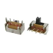 50pcs x Panel PCB 2 Position 1P2T SPDT Mini Slide Switch Side Knob 0.5A 50V DC
