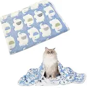 Dog Blanket Cat Blanket Fluffy Washable for Small Medium Dogs and Cats Pet Blanket Puppy Blankets Couch Furniture Protection Reversible Scratch-Resistant Animal Fur Resistant for Medium Large Dogs and