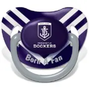 Fremantle Dockers Official AFL Baby Infant Dummy Baby Shower 6+ Months NUK Style