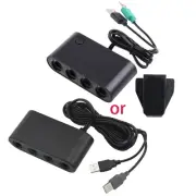 4 Ports Converter for GameCube for Controller USB Adapter for for NGC/