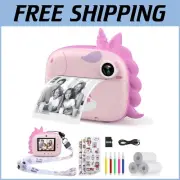Kids Instant Print Camera with Zero Ink & DIY Accessories - Perfect Gift for ...