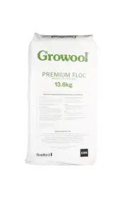 Growool Premium Rockwool Floc 13.6KG 110 L