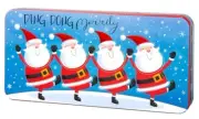 Christmas Money Tin Gift Can "DING DONG MERRILY" Brand New