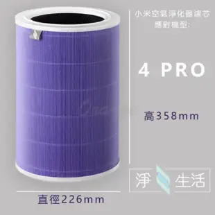 小米 淨生活 小米空氣淨化器 濾芯 4PRO 抗菌版 HEPA 濾心 濾網 小米 米家空氣清淨機