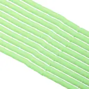 6mm Polymer Clay Beads Spacer, 3500Pcs 10 Strands Round Spacer, Mint Green