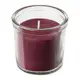 IKEA 香氛杯狀蠟燭, 莓果香味/紅色, 20 時