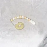 Teething Toys for Babies 3-12 Months Baby Teether with Clip Silicone Donut Shape