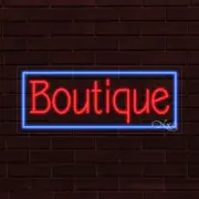 NEW "BOUTIQUE" w/BORDER 30x12x1 INCH LED FLEX WINDOW/WALL INDOOR SIGN 31177