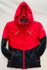 Spyder Girl's Conquer Snow Ski Winter Jacket Black Cerise Size 16 NEW