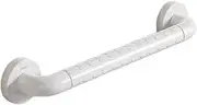 Shower Grab Bar Handle Non-Slip Bathroom Grab Bar with Non-Slip Handle and Safety Glowing Circle for Bathtub Toilet Bathroom Kitchen Stairs(White,58CM)