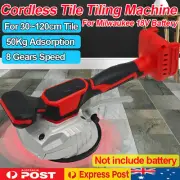 Cordless Tile Tiling Machine Leveling Vibrator Suction For Milwaukee 18V Battery