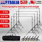 Photography Backdrop Stand KIT Studio T-Shape Background Heavy-Duty + Clamp AU