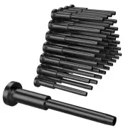 50 Pack 1/8" Black Stainless Steel Invisible Receiver and Swage Stud End for ...
