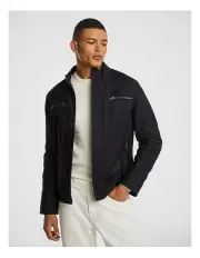 [yd.] Colt Racer Jacket in Dark Blue