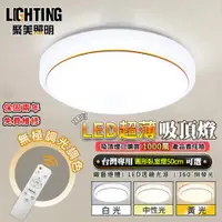 在飛比找ETMall東森購物網優惠-【聚美照明】LED吸頂燈 80w5-7坪 50cm金邊圓形吸