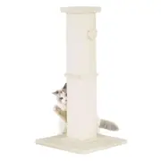 Advwin Cat Scratching Post Cat Tree Scratcher Towers Furniture Wood 84cm Beige