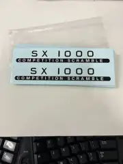 Schwinn SX 1000 SCRAMBLE ERROR Bicycle Tank Water Transfer Decal Sets Lot of 40