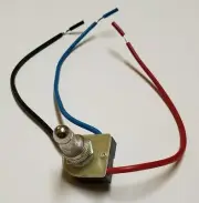 3-WAY 2 CIRCUIT NICKLE ROTARY CANOPY SWITCH 3/8 SHANK LAMP PART NEW 30045J