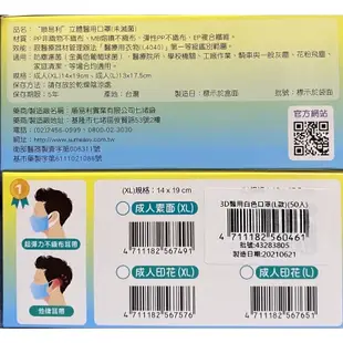 現貨台灣製🇹🇼【醫療】成人3D立體醫用口罩50入。順易利GMP廠。彈力耳帶。舒適包覆。黑色醫療。平價醫療口罩