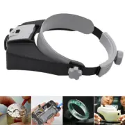 Headband Magnifier 1.5X 1.5X 6X 8X Loupe Wearable Magnifier for Reading Repair A