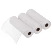 3pcs 10" Poly Burlap Mesh for Wreath Decorative Fabric Ribbon 6.4 Yard White